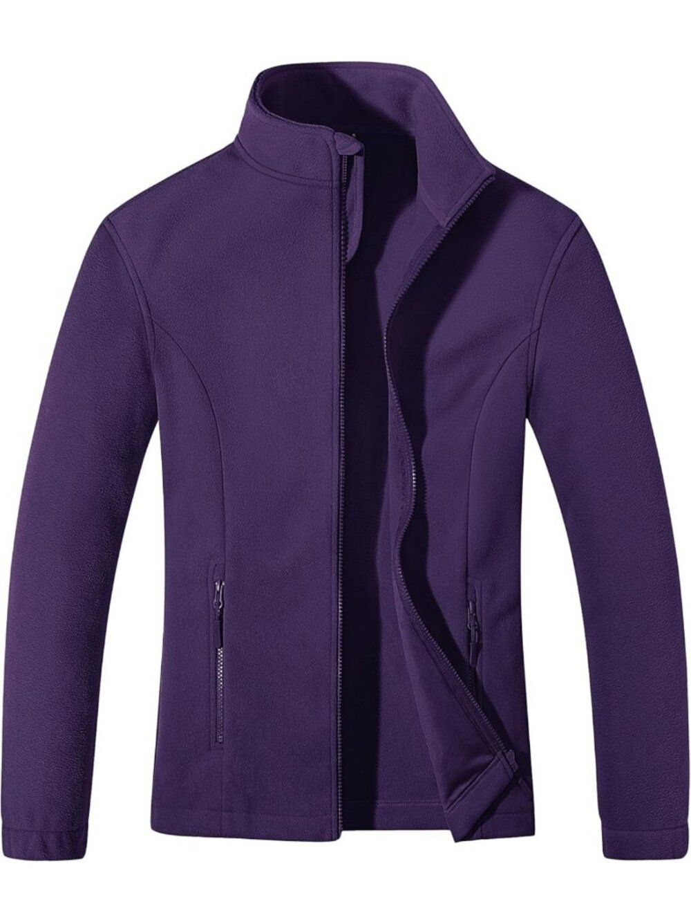 Cozy Lightweight Fleece Jacket with Pockets | Warm Long Sleeve Winter Coat